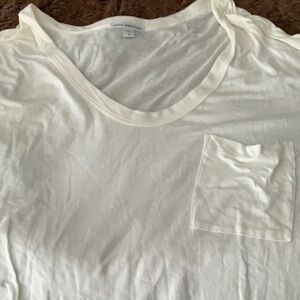 JAMES PERSE white tshirt dress size 3, L